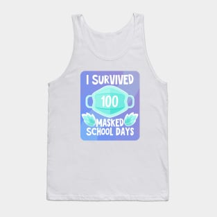 100 Masked School Days Tank Top